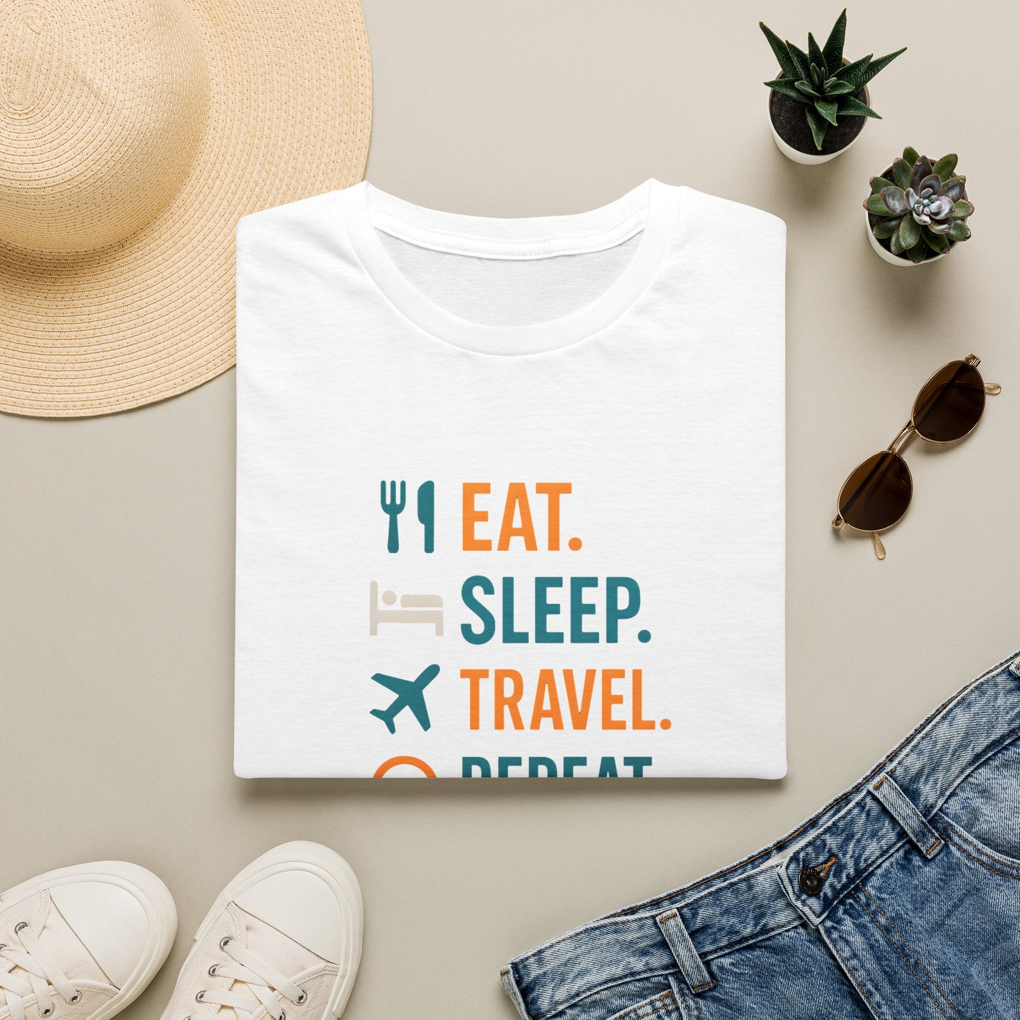 Eat Sleep Travel Repeat T-Shirt