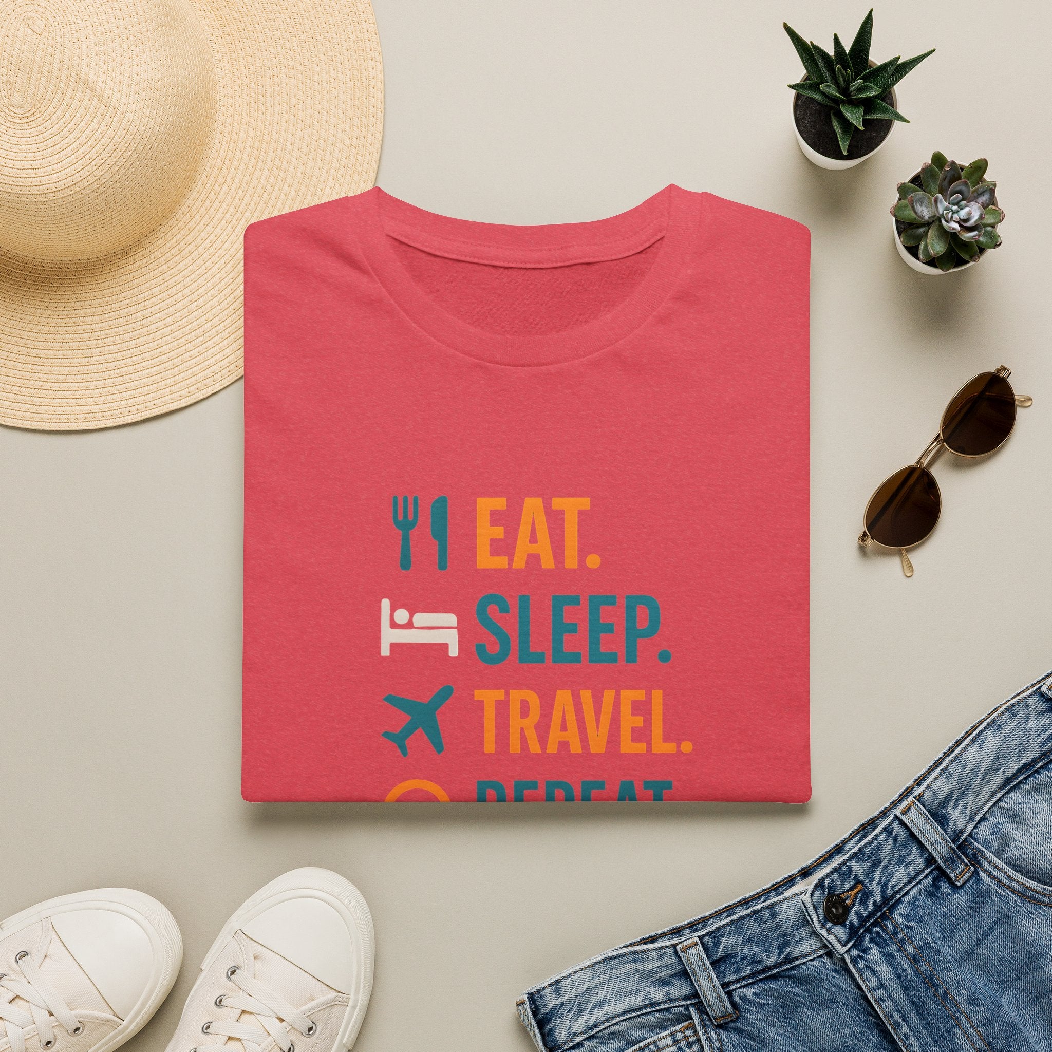 Eat Sleep Travel Repeat T-Shirt